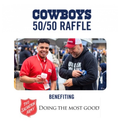 Dallas Cowboys - Do you hold the winning 50/50 Raffle Ticket from